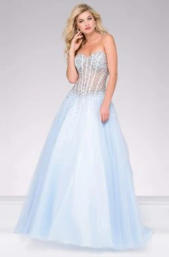 Formal Gowns Jovani - 47131 Sweetheart Embellished Tulle Ballgown