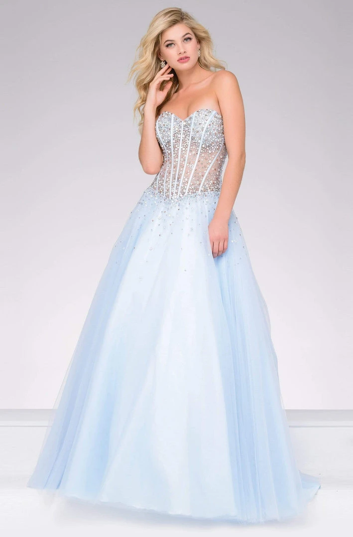 Formal Gowns Jovani - 47131 Sweetheart Embellished Tulle Ballgown 3 Formal Gowns Jovani - 47131 Sweetheart Embellished Tulle Ballgown