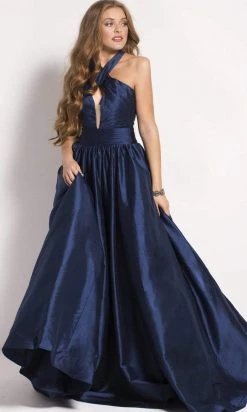 Formal Gowns Jovani - 51500 Crossover Bodice Illusion Keyhole Cutout Ballgown