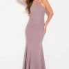 Jovani - 59887 Fitted Halter Evening Dress