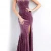 Formal Gowns Jovani - 63935 High Halter Cutout Bodice Velvet Long Gown 1 Formal Gowns Jovani - 63935 High Halter Cutout Bodice Velvet Long Gown