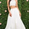 Jovani Bridal Formal Gowns Jovani - JB47708 Two Piece Beaded Crop Top Wedding Dress 1 Jovani Bridal Formal Gowns Jovani - JB47708 Two Piece Beaded Crop Top Wedding Dress