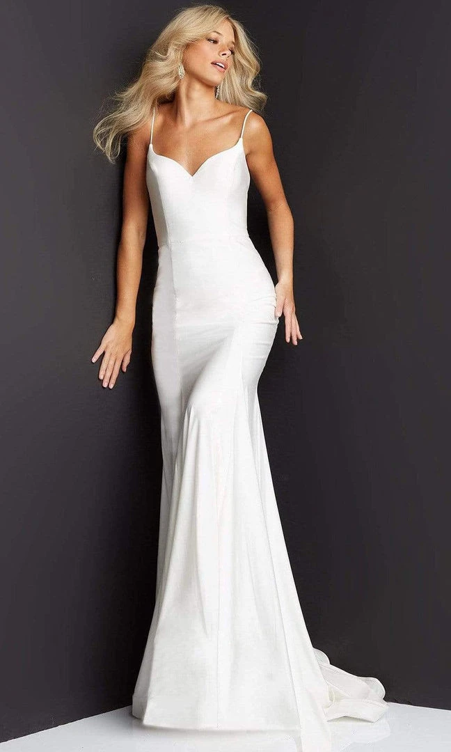 JVN By Jovani Jovani - JVN07643 Tie Back Long Mermaid Gown Formal Gowns 7 JVN By Jovani Jovani - JVN07643 Tie Back Long Mermaid Gown Formal Gowns
