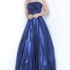 JVN By Jovani Jovani - JVN2392 Banded Strapless Pleated Ballgown Formal Gowns