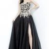 JVN By Jovani Jovani - JVN64088 Strapless Embroidered Ballgown Formal Gowns 1 JVN By Jovani Jovani - JVN64088 Strapless Embroidered Ballgown Formal Gowns