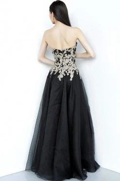 JVN By Jovani Jovani - JVN64088 Strapless Embroidered Ballgown Formal Gowns