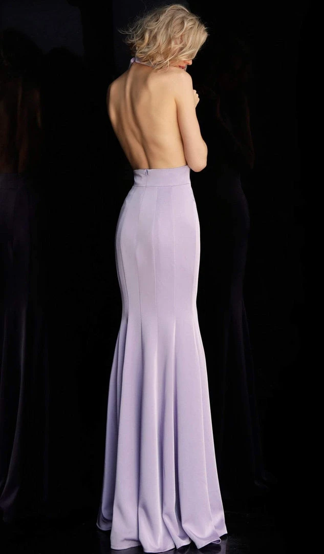 JVN By Jovani Jovani - JVN67271 Sleeveless Deep V-neck Mermaid Dress 4 JVN By Jovani Jovani - JVN67271 Sleeveless Deep V-neck Mermaid Dress