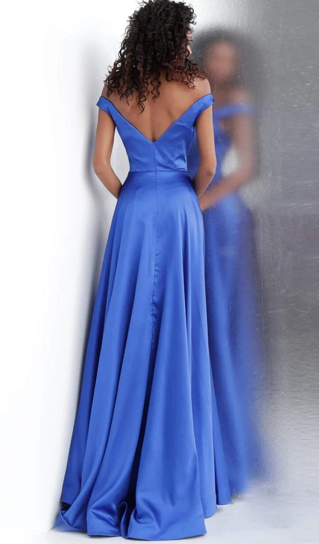 JVN By Jovani Jovani - JVN67752 Off-Shoulder Long A-line Dress With Slit 4 JVN By Jovani Jovani - JVN67752 Off-Shoulder Long A-line Dress With Slit