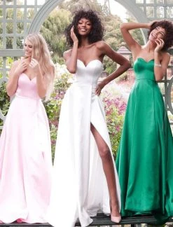 JVN By Jovani Jovani - JVN67753 Strapless Sweetheart Satin Prom Dress 13 JVN By Jovani Jovani - JVN67753 Strapless Sweetheart Satin Prom Dress