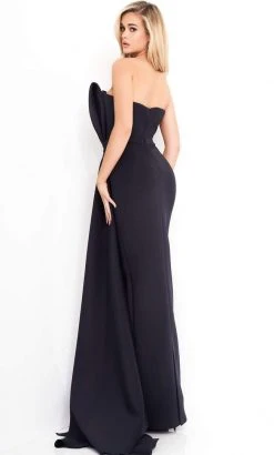 Jovani - Strapless Bow Accent Long Sheath Evening Gown 1092SC - 1 Pc White In Size 2 Available 9 Jovani - Strapless Bow Accent Long Sheath Evening Gown 1092SC - 1 Pc White In Size 2 Available