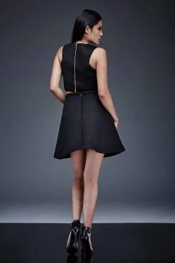 Jovani - Two-Piece V-Neck Fit And Flare Dress M403 5 Jovani - Two-Piece V-Neck Fit And Flare Dress M403