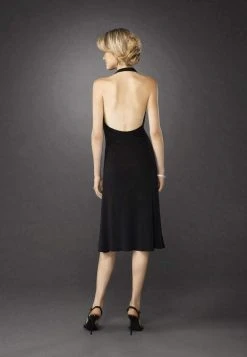 La Femme - 12839 Jeweled Gathered Halter Neck A-line Dress Cocktail Dresses 5 La Femme - 12839 Jeweled Gathered Halter Neck A-line Dress Cocktail Dresses