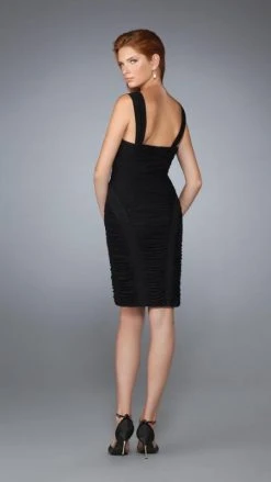 La Femme - 13522 Sexy Ruched Sweetheart Neck Sheath Dress 5 La Femme - 13522 Sexy Ruched Sweetheart Neck Sheath Dress