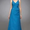 Formal Gowns La Femme - 13673 Embellished Ruched V-neck A-line Dress 1 Formal Gowns La Femme - 13673 Embellished Ruched V-neck A-line Dress