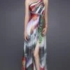 Formal Gowns La Femme - 15639 One-Shoulder Jewel Embellished Sheer Evening Dress