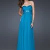 Formal Gowns La Femme - 15951 Stylish Strapless A-line Dress With Glittering Adornment 1 Formal Gowns La Femme - 15951 Stylish Strapless A-line Dress With Glittering Adornment