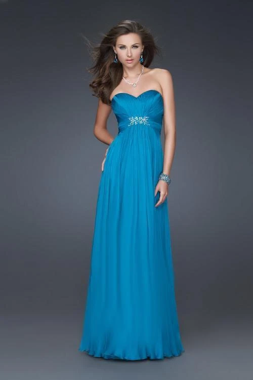 Formal Gowns La Femme - 15951 Stylish Strapless A-line Dress With Glittering Adornment 3 Formal Gowns La Femme - 15951 Stylish Strapless A-line Dress With Glittering Adornment