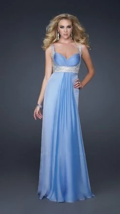 Formal Gowns La Femme - 17543 Bead Embellished Ruched Sweetheart Chiffon A-line Gown 9 Formal Gowns La Femme - 17543 Bead Embellished Ruched Sweetheart Chiffon A-line Gown