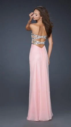 La Femme - 17909 Strapless Rhinestone Embellished Long Gown Formal Gowns 11 La Femme - 17909 Strapless Rhinestone Embellished Long Gown Formal Gowns