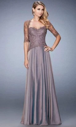 Formal Gowns La Femme - 21957 Laced Sweetheart A-Line Dress