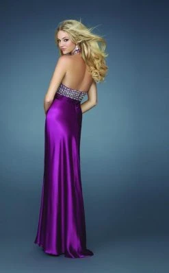 La Femme Gigi - 13870 Sparkling Halter Style Evening Dress 5 La Femme Gigi - 13870 Sparkling Halter Style Evening Dress