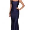 Formal Gowns La Femme - Square Neck Open Back Sheath Dress 28634SC