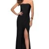 La Femme - Straight-Across Sheath Prom Dress 28944SC - 1 Pc Black In Size 6 Available Formal Gowns 2 La Femme - Straight-Across Sheath Prom Dress 28944SC - 1 Pc Black In Size 6 Available Formal Gowns