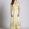 Formal Gowns Lara Dresses - 33520 Embellished Off Shoulder Evening Gown 2 Formal Gowns Lara Dresses - 33520 Embellished Off Shoulder Evening Gown
