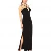 Formal Gowns Laundry - 97R25440 Crisscross Front High Slit Jersey Gown