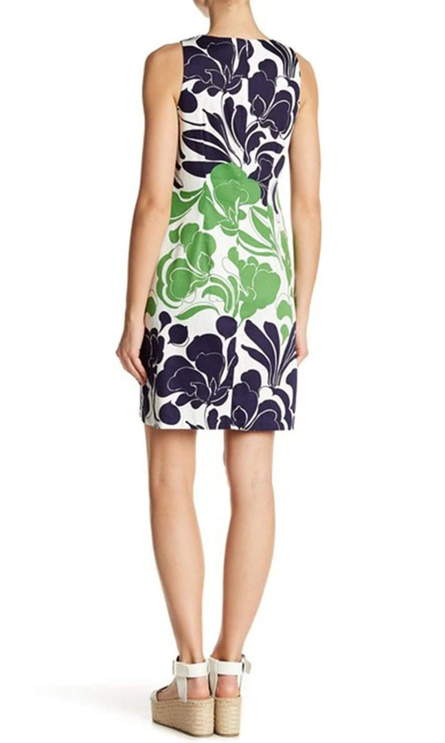 Cocktail Dresses London Times - T3225M Floral Jewel Sheath Dress 4 Cocktail Dresses London Times - T3225M Floral Jewel Sheath Dress
