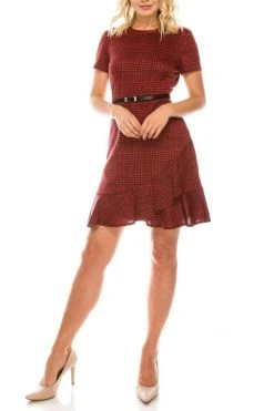 London Times - T3562M Chequered Jewel A-Line Cocktail Dress 20 London Times - T3562M Chequered Jewel A-Line Cocktail Dress