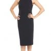 London Times - T3569M Halter Column Cocktail Dress 2 London Times - T3569M Halter Column Cocktail Dress