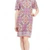 Cocktail Dresses London Times - T3969M Short Flutter Sleeve Knee Length Dress