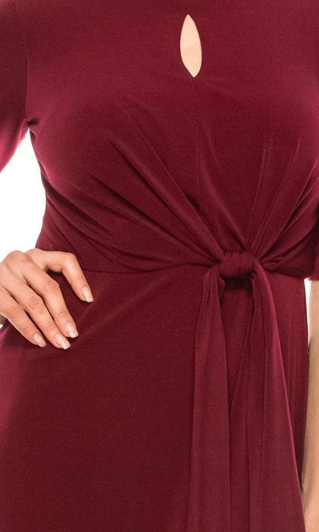 London Times - T4667M Elbow Length Flowy Midi Dress 6 London Times - T4667M Elbow Length Flowy Midi Dress