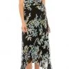 London Times - T5228M V Neck Floral Printed Maxi Dress 2 London Times - T5228M V Neck Floral Printed Maxi Dress