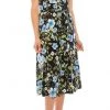 Cocktail Dresses London Times - T5341M Cap Sleeve Floral Faux Wrap Dress 1 Cocktail Dresses London Times - T5341M Cap Sleeve Floral Faux Wrap Dress
