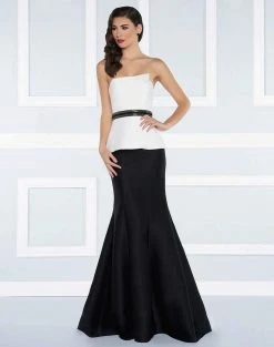 Mac Duggal - 25303R Mermaid Gown With Beaded Belt Formal Gowns