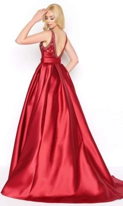 Formal Gowns Mac Duggal - 50509D Beaded Bateau Ballgown With Train 6 Formal Gowns Mac Duggal - 50509D Beaded Bateau Ballgown With Train