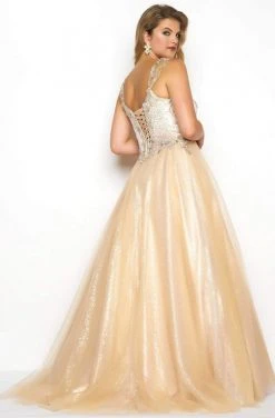 Formal Gowns Mac Duggal - 65037F Embellished Shimmering Evening Gown