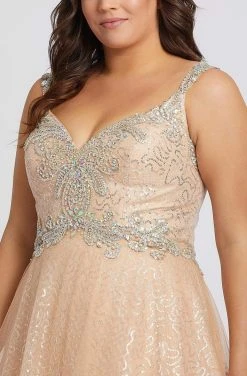 Formal Gowns Mac Duggal - 65037F Embellished Shimmering Evening Gown