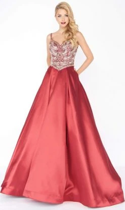 Formal Gowns Mac Duggal - 66285R Sweetheart Beaded Satin Ballgown