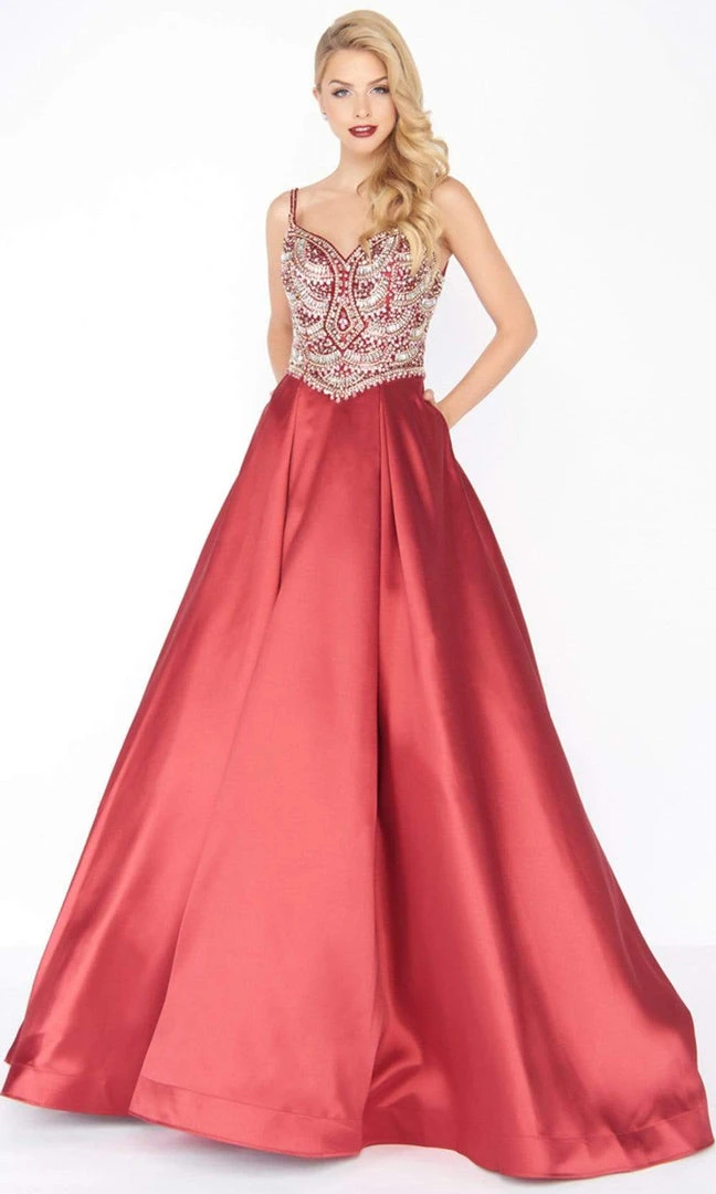 Formal Gowns Mac Duggal - 66285R Sweetheart Beaded Satin Ballgown 3 Formal Gowns Mac Duggal - 66285R Sweetheart Beaded Satin Ballgown