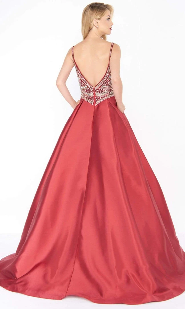 Formal Gowns Mac Duggal - 66285R Sweetheart Beaded Satin Ballgown 4 Formal Gowns Mac Duggal - 66285R Sweetheart Beaded Satin Ballgown