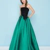 Formal Gowns Mac Duggal - 66318H Strapless Straight Across Ballgown 1 Formal Gowns Mac Duggal - 66318H Strapless Straight Across Ballgown