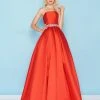 Mac Duggal - 66326H Strapless Bejeweled Waist Mikado Ballgown Formal Gowns 2 Mac Duggal - 66326H Strapless Bejeweled Waist Mikado Ballgown Formal Gowns