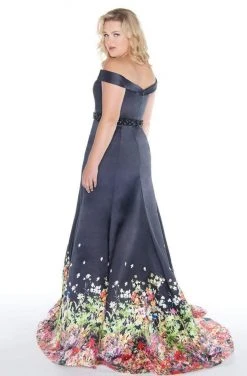 Mac Duggal - 66391F Off-Shoulder Mikado Trumpet Gown Formal Gowns