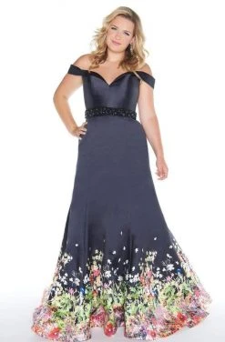 Mac Duggal - 66391F Off-Shoulder Mikado Trumpet Gown Formal Gowns