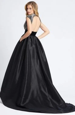 Mac Duggal - 77269R Open Back Embellished Ballgown