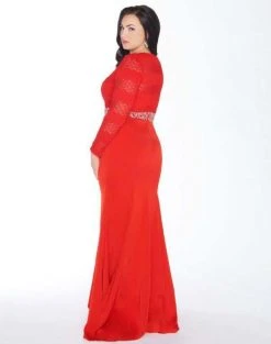 Mac Duggal - 77383F Embellished Illusion Jewel Sheath Dress Formal Gowns 6 Mac Duggal - 77383F Embellished Illusion Jewel Sheath Dress Formal Gowns