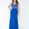 Mac Duggal - 77388F Sleeveless Embellished V-neck Sheath Dress 1 Mac Duggal - 77388F Sleeveless Embellished V-neck Sheath Dress